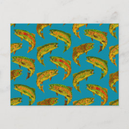 Aspen Löv Regnbågsörmen utan sjölösa Mönster 2018 Vykort