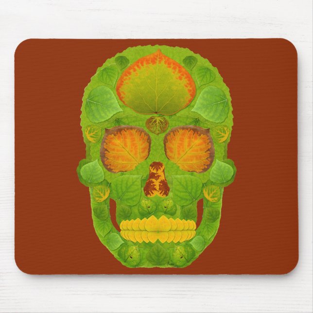 Aspen Löv Skull 10 Musmatta (Framsidan)