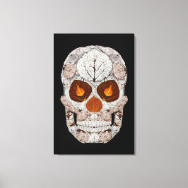 Aspen Löv Skull 11 Canvastryck