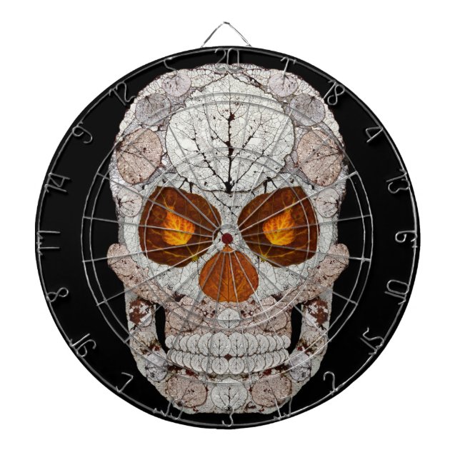 Aspen Löv Skull 11 Darttavla (Framsidan)