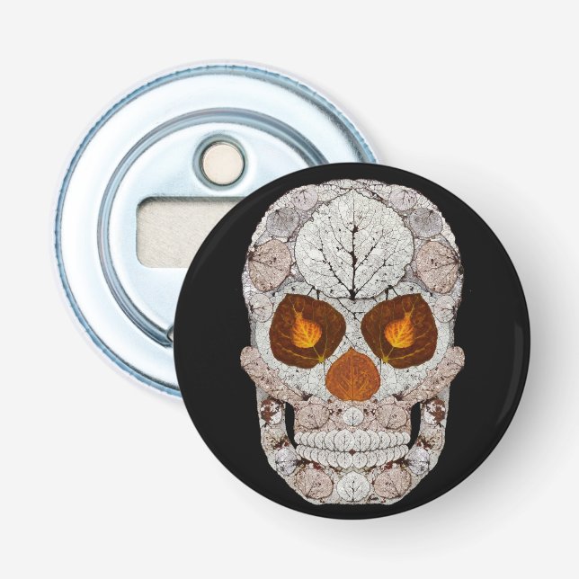 Aspen Löv Skull 11 Flasköppnare (Framsidan)