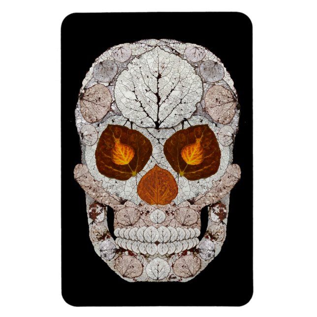 Aspen Löv Skull 11 Magnet (Vertikal)