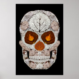Aspen Löv Skull 11 Poster