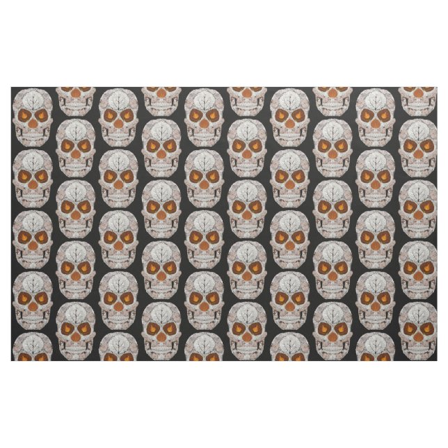 Aspen Löv Skull 11 Tyg (Fat Quarter)