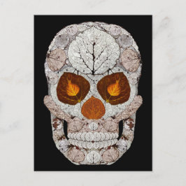 Aspen Löv Skull 11 Vykort