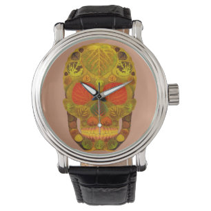 Aspen Löv Skull 12 Armbandsur