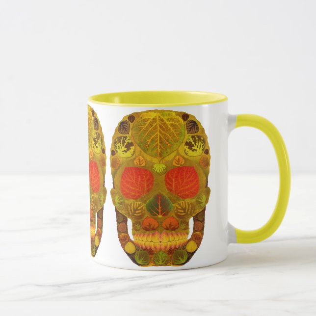 Aspen Löv Skull 12 Mugg (Höger)