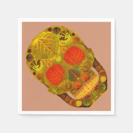 Aspen Löv Skull 12 Pappersservett