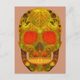 Aspen Löv Skull 12 Vykort