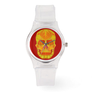Aspen Löv Skull 13 Armbandsur