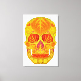 Aspen Löv Skull 13 Canvastryck
