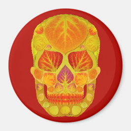 Aspen Löv Skull 13 Magnet