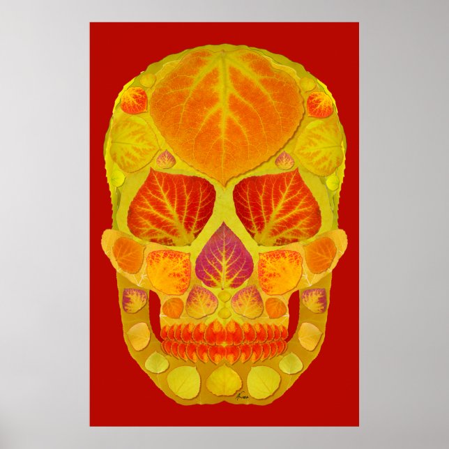 Aspen Löv Skull 13 Poster (Framsidan)