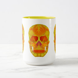 Aspen Löv Skull 13 Två-Tonad Mugg