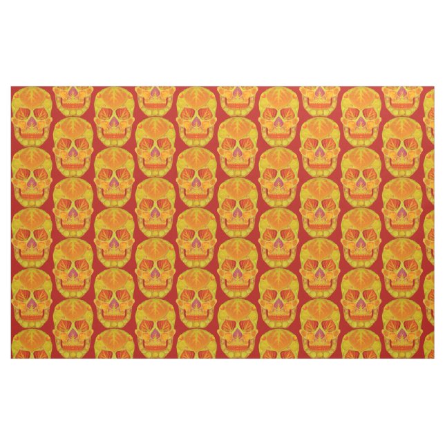 Aspen Löv Skull 13 Tyg (Fat Quarter)