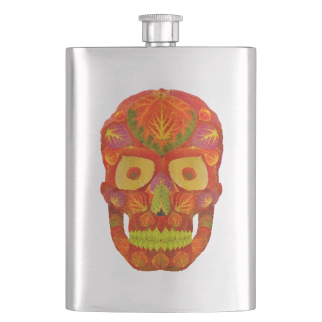 Aspen Löv Skull 16 Fickplunta (Framsidan)