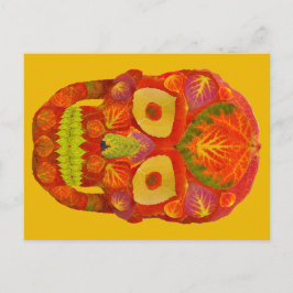 Aspen Löv Skull 16 Vykort