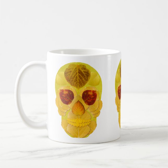 Aspen Löv Skull 1 Kaffemugg (Vänster)