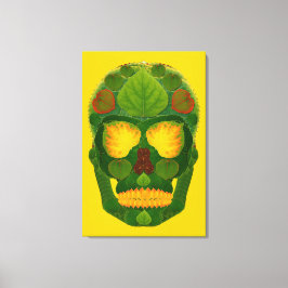 Aspen Löv Skull 9 Canvastryck