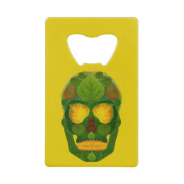 Aspen Löv Skull 9 Kreditkort Flasköppnare