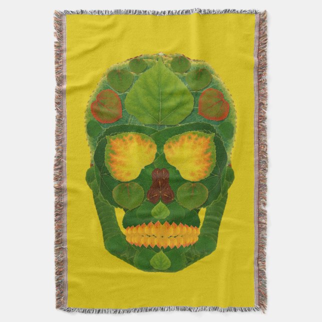 Aspen Löv Skull 9 Mysfilt (Framsidan Vertikal)