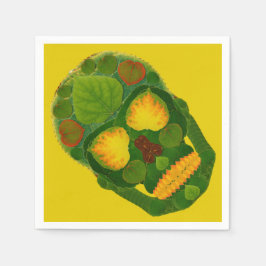 Aspen Löv Skull 9 Pappersservett