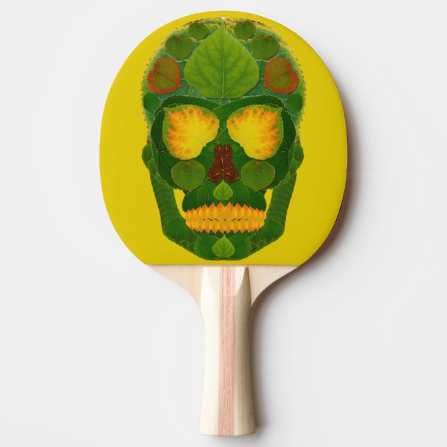 Aspen Löv Skull 9 Pingisracket (Framsidan)