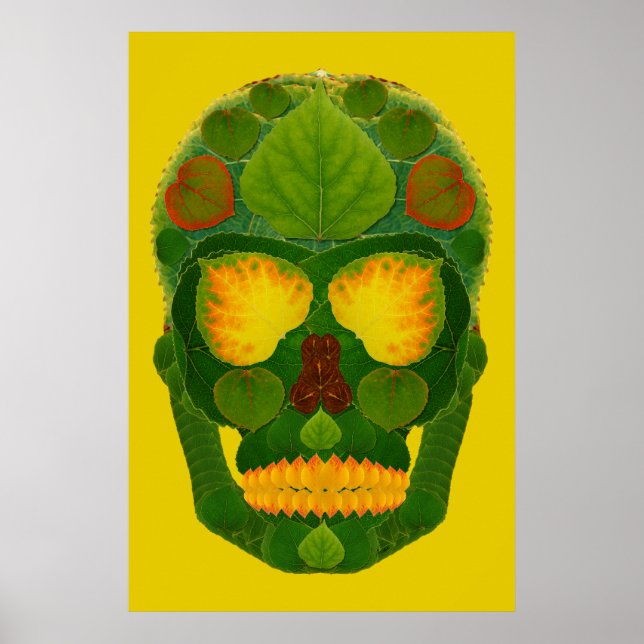 Aspen Löv Skull 9 Poster (Framsidan)