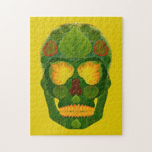 Aspen Löv Skull 9 Pussel (Vertikal)