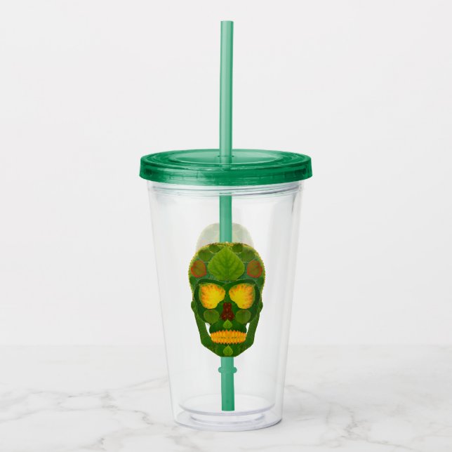 Aspen Löv Skull 9 Take Away Mugg (Framsida)