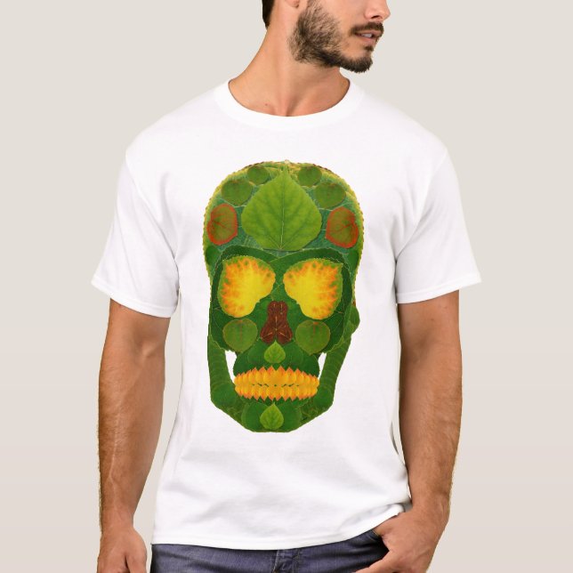 Aspen Löv Skull 9 Tee Shirt (Framsida)