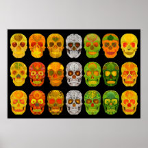 Aspen Löv Skull Poster 2018