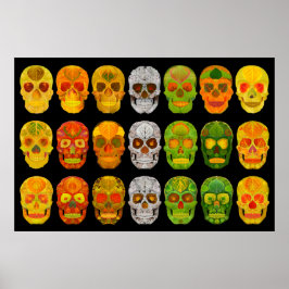 Aspen Löv Skull Poster 2018
