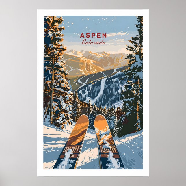 Aspen Print Colorado 1 Poster (Framsidan)