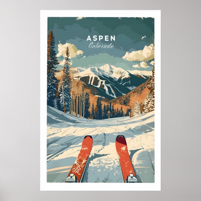 Aspen Resor Poster - Colorado 1 (Framsidan)