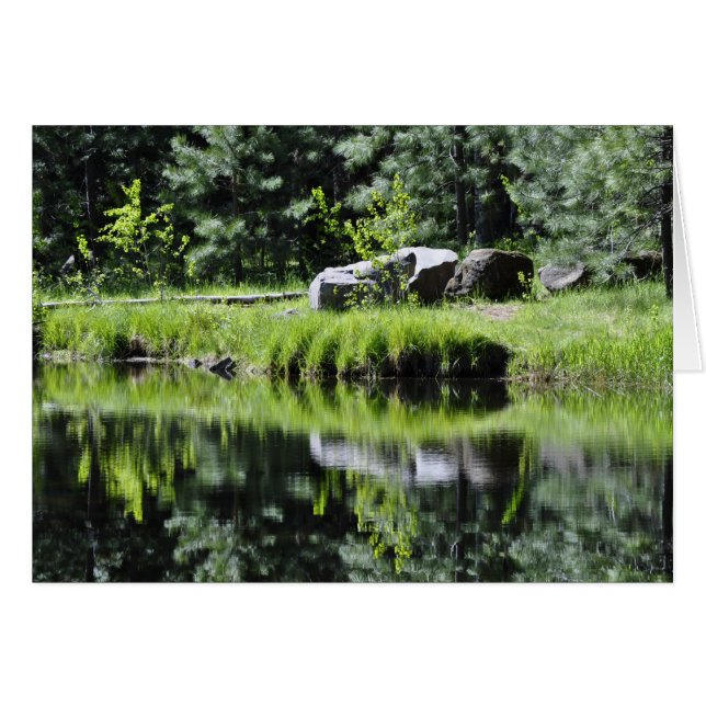 Aspen Sjö Hälsningskort (Framsidan Horizontal)