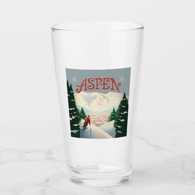 Aspen Skier | Colorado Glaskopp (Framsida)