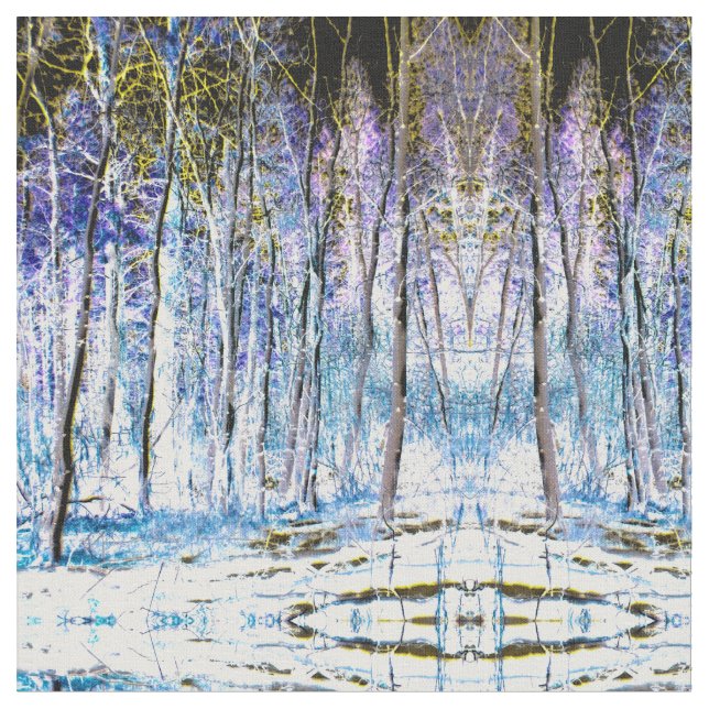 Aspen Skogen Tyg (Närbild)