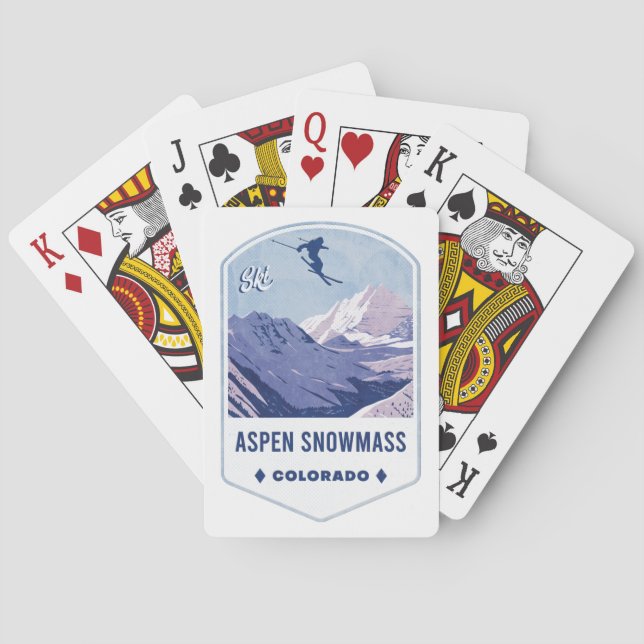 Aspen Snowmass Colorado Ski Badge Casinokort (Baksidan)