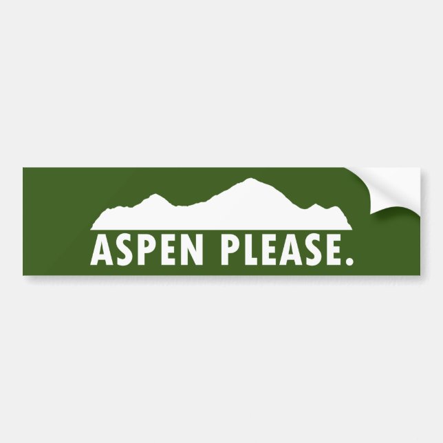 Aspen, tack bildekal (Framsidan)