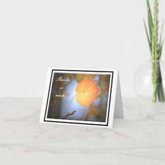 Aspen Thank You Note Card Tack Kort