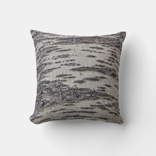 Aspen Träd Bark Nature #Gift Pillow Kudde (Framsida)