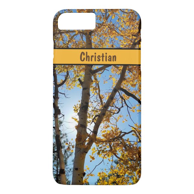 Aspen Träd Golden Fall Foliage Arizona Case-Mate iPhone Skal (Baksida)