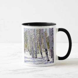 Aspen Träd i skogen Mugg