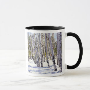 Aspen Träd i skogen Mugg