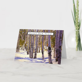 Aspen Träd-skogen i Flagstaff, AZ Kort