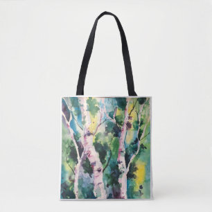 Aspen Träd Tote Bag Tygkasse