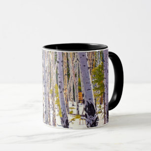Aspen Träd Woodland Mugg