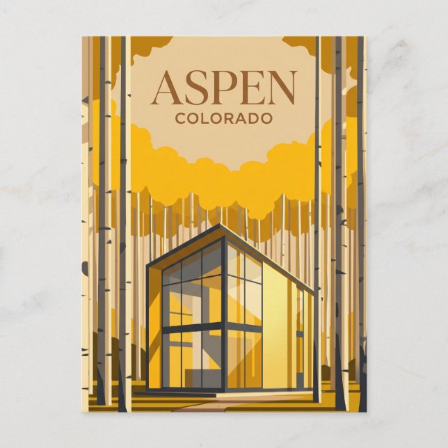 Aspen USA Vykort (Framsida)