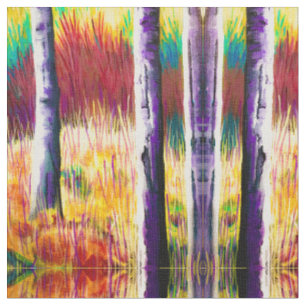 Aspen Vild abstrakt Fabric Tyg